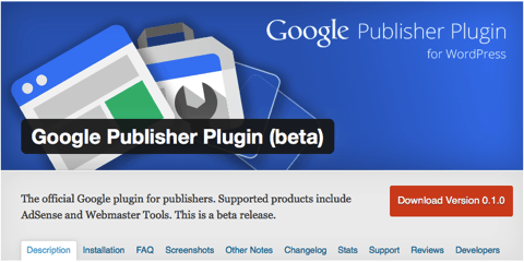 Google Publisher Plugin For WordPress